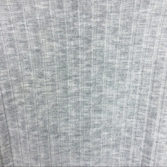 Green Envelope Gray Ribbed Long Sleeve Slouch Tee - Picture 4 of 7